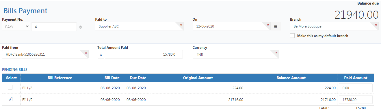 Handling Payments